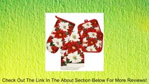 Holiday Poinsettia 5 Piece Christmas Kitchen Dish Towel - Pot Holder & Oven Mitt Set Review