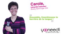 Interprète traducteur  à Boissy Saint Léger (94470 _Val de Marne) avec Carole - Yooneed