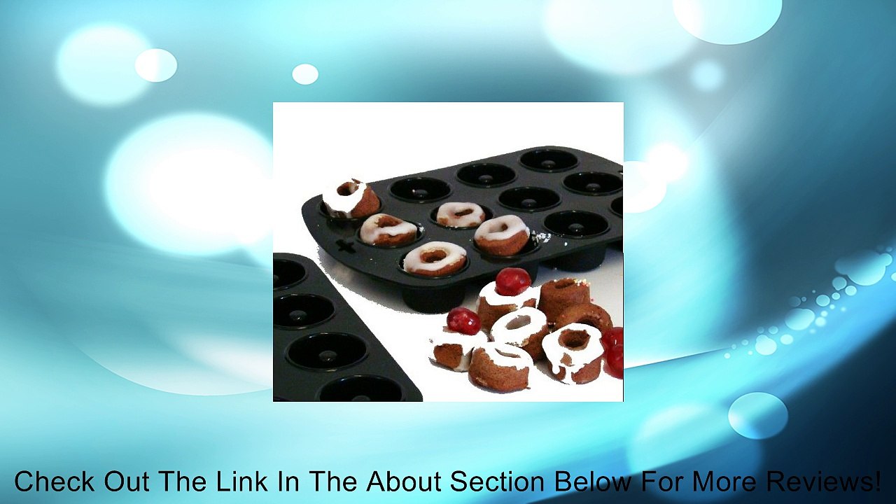 **SPECIAL OFFER** WellBake Mini Donut, Canape & Savarin Mold (12 Hole) - 2 PACK. Heavy Duty Nonstick Silicone Bakeware + 10 Year Guarantee Review
