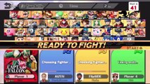 Super Smash Bros. For Wii U Online Wi-Fi Team Battle - Playing As Captain Falcon