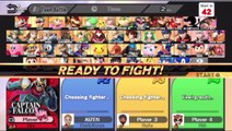 Super Smash Bros. For Wii U Online Wi-Fi Team Battle - Playing As Captain Falcon