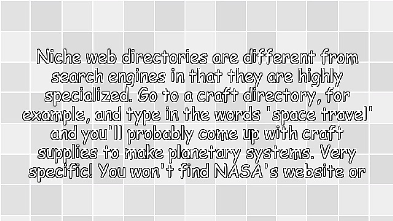 Niche Web Directories