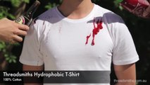 Hydrophobic White Shirt Repels Stains And Dirt