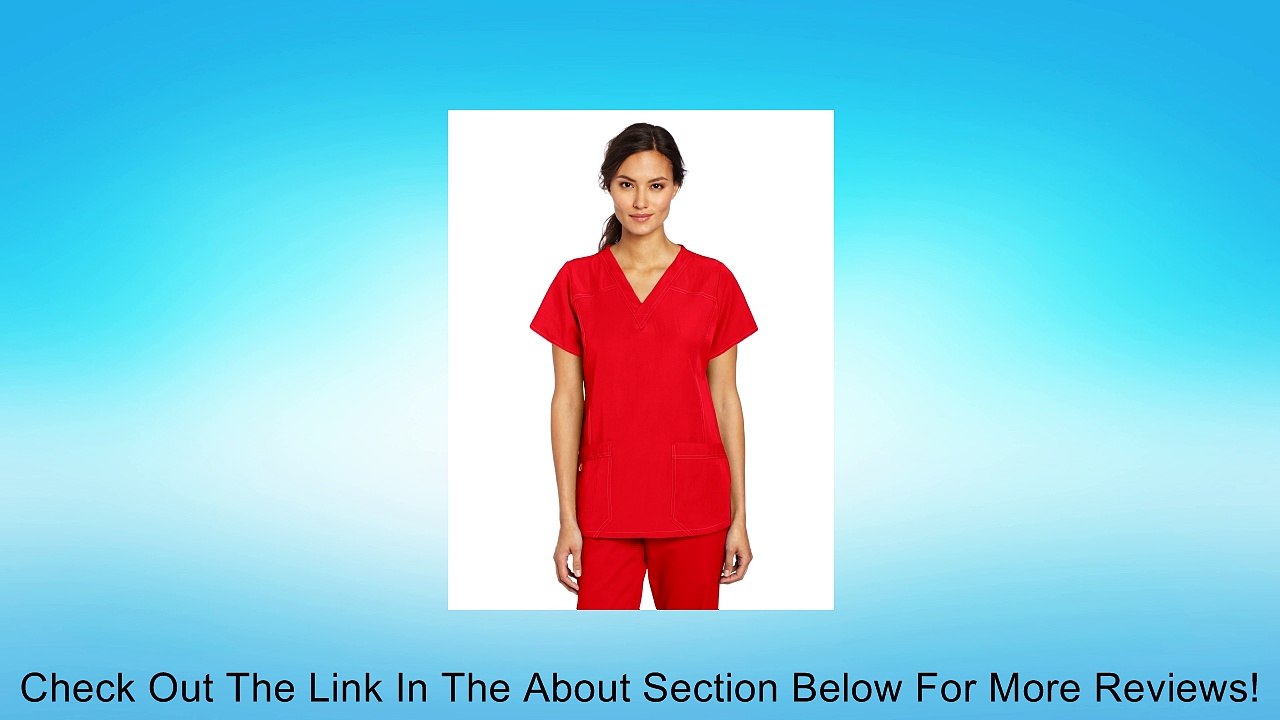 WonderWink Women's Scrubs Four Way Stretch Sporty V-Neck Top Review