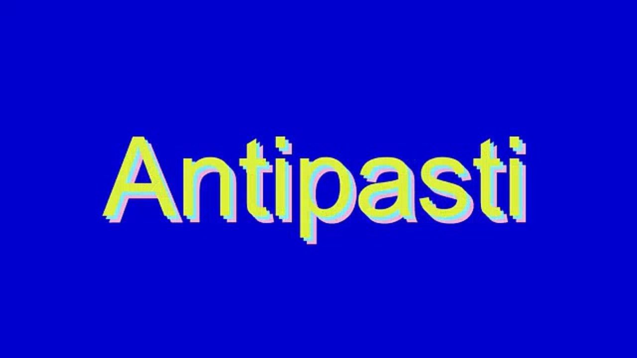 How to Pronounce Antipasti video Dailymotion