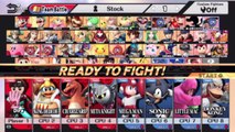 Super Smash Bros. For Wii U 8-Player Smash Team Battle - Playing As The Dire Mii Fighter