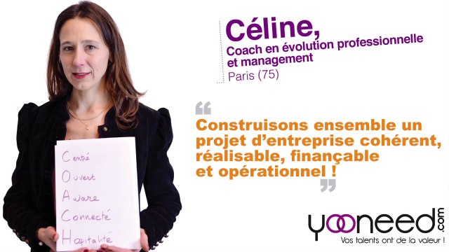 Coach en évolution professionnelle management à Paris (75) avec Céline - Yooneed