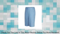 Adidas Golf Women's Plaid stretch Shorts-White/Blue Review