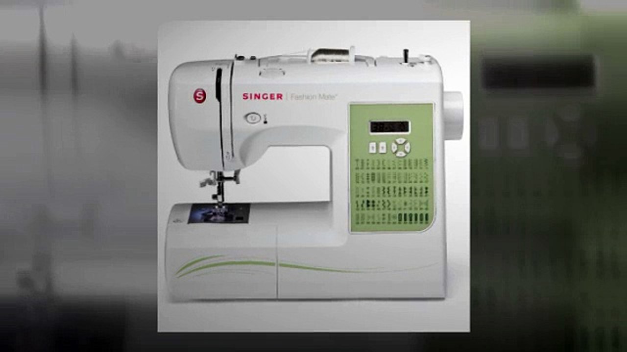 SINGER 7256 Fashion Mate 70Stitch Computerized FreeArm Sewing Machine