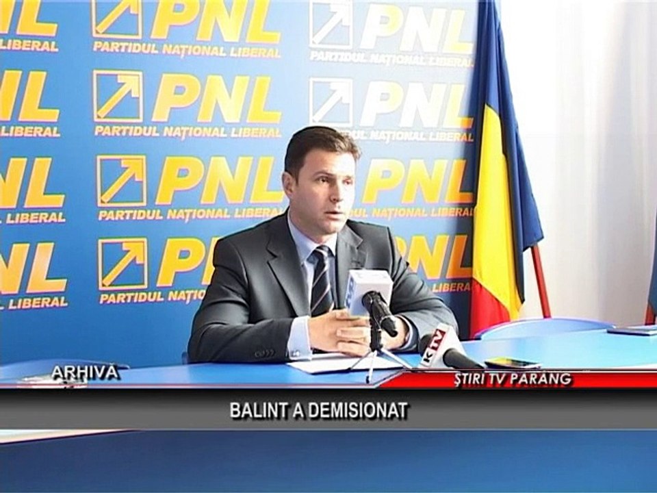 Balint a demisionat