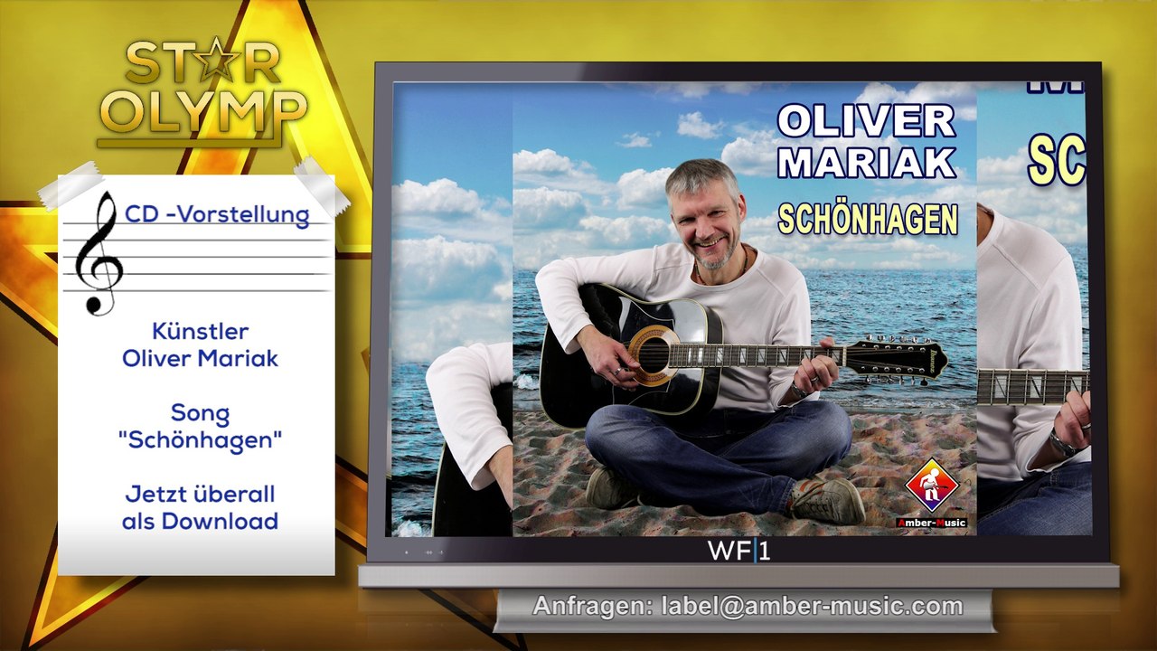 Sänger Oliver Mariak -Schönhagen-  CD-Vorstellung--Amber-Musikpromotion