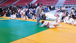 Asptt Limogs Judo Hugo + Léo (tournoi par équipes poussins de Saint Yrieix la perche)