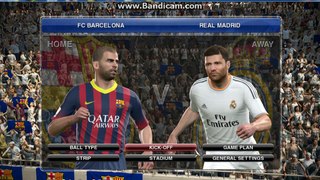 Pes 2014 Barcelona -Real Madrid 2-0 BLM 1