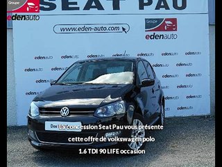 Annonce volkswagen polo 1.6 TDI 90 LIFE