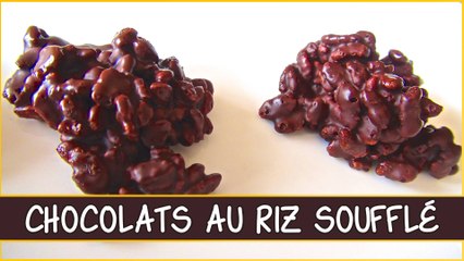 Recette des chocolats au riz soufflé