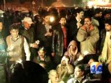 PTI protests in Lahore-Geo Reports-08 Dec 2014