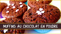 Recette des muffins au chocolat en poudre