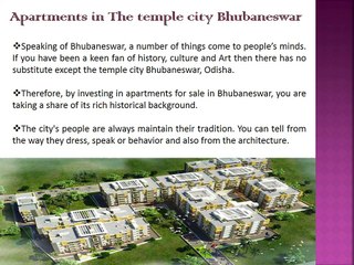 GET YOUR DREAM HOUSE THROUGH APARTMENTS FOR SALE IN BHUBANESWAR