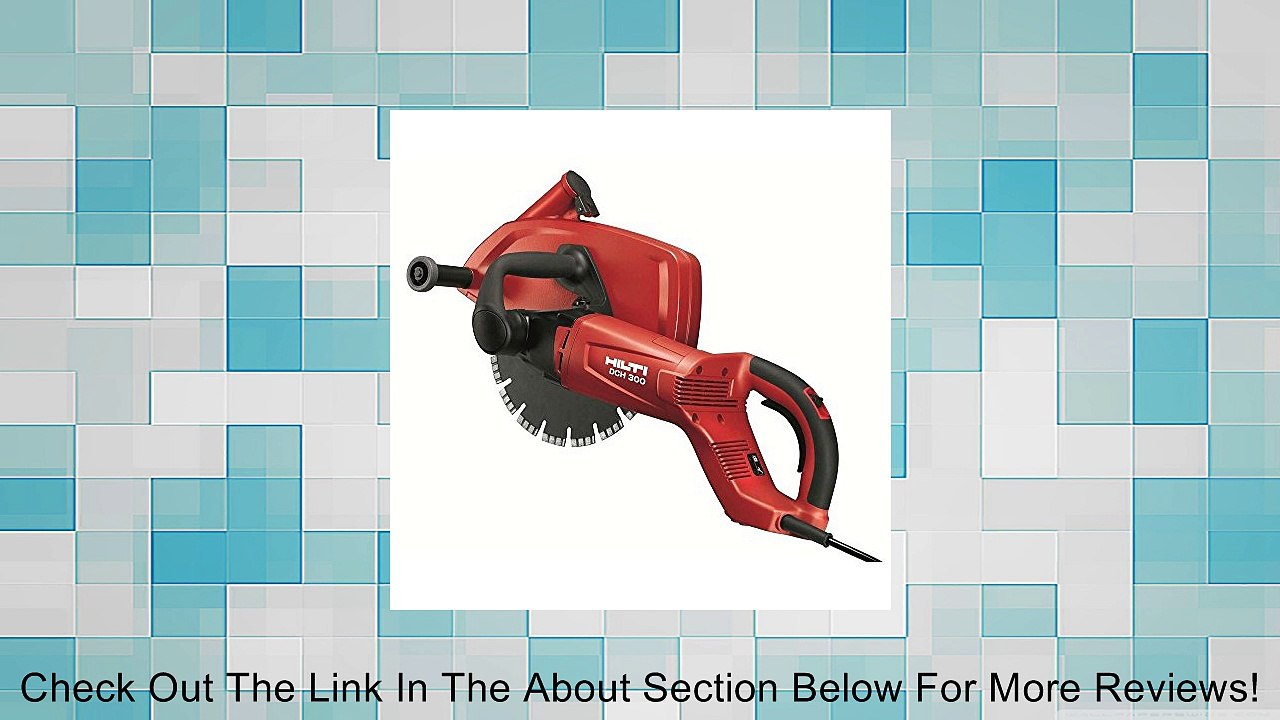 Hilti 03444489 DCH 300 12-Inch Electric Diamond Cutter Review