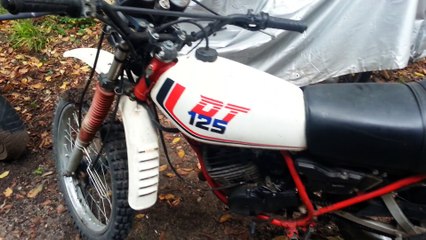 DTMX 125 1986 redemarrage d'hiver