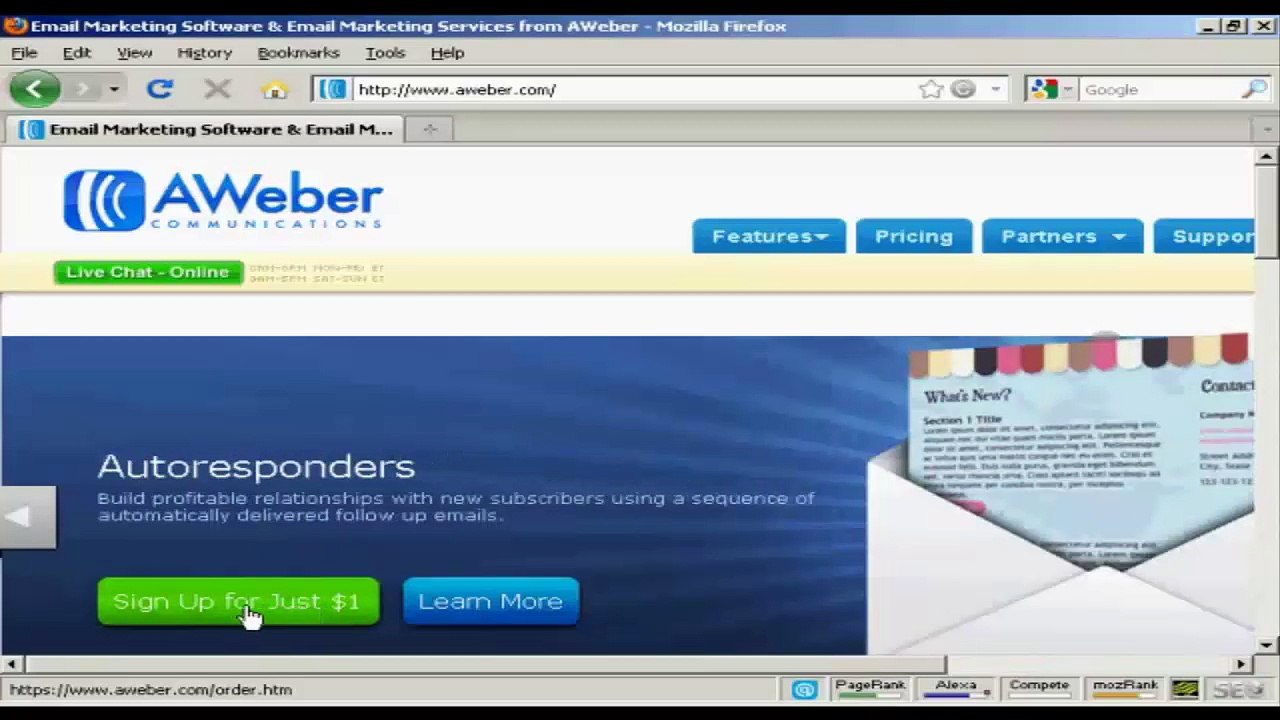 How To Setup An Aweber AutoResponder Account