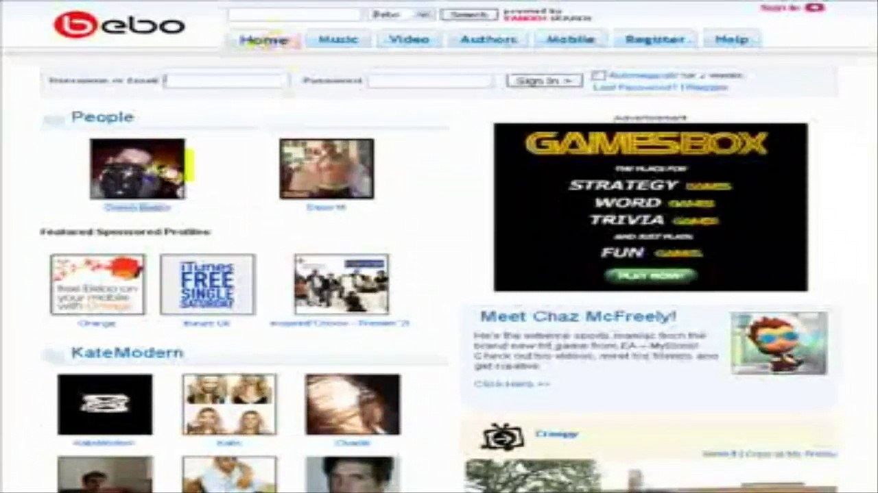 How To Use Bebo.com