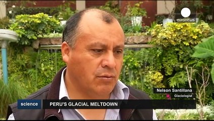 Mudança climática responsável pelo recuo dos glaciares no Peru