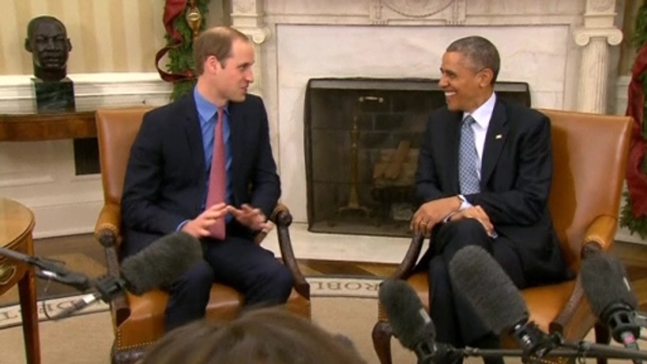 Prince William meets Obama