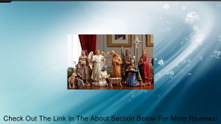 Christmas Nativity Set - Full 10 inch Real Life Nativity Set Review