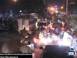 Dunya News - Lahore traffic goes chaotic as PTI blocks Mall Road