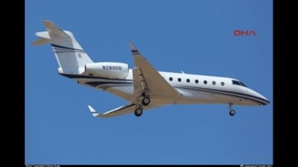 Özel Jet, İniş Takımlarını Gösterip İndi