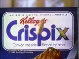 Crispix Kellogg's Cereal Commercial 1980's
