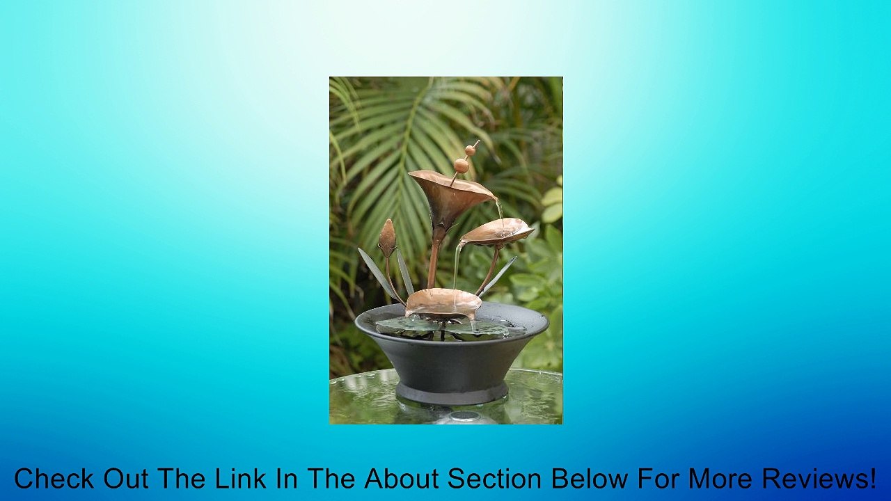 Metal Flower Table Top Fountain Review
