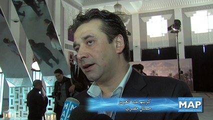 الممثل المصري كريم عبد العزيز يتحدث حول مشاركته في مهرجان مراكش الدولي