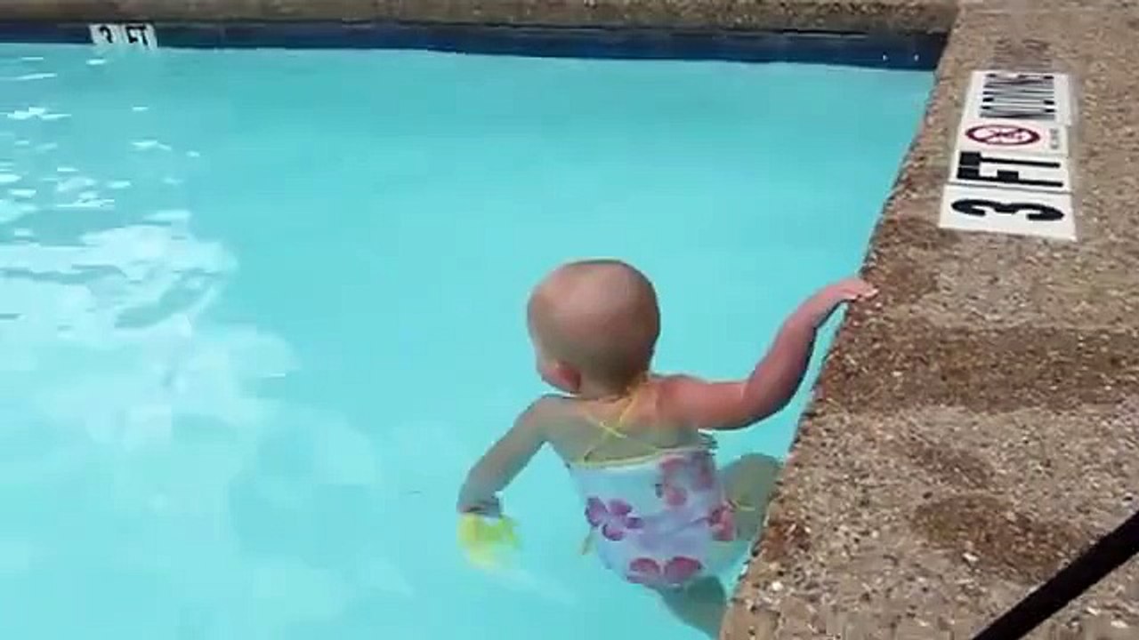 This Baby Swims Like a Champ