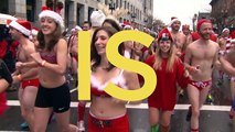 A Bunch Of Santas Ran Around Almost Naked For Charity