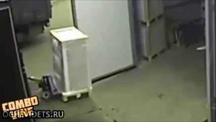 Man Falling Out Of Truck.mp4