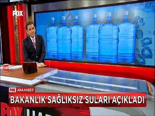 Bakanlık sağlıksız suları açıkladı hem suları hem ambalajları sağlıksız