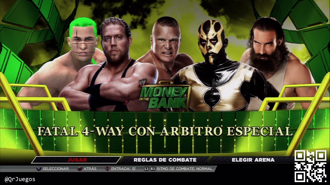 FATAL 4 - WAY CON ARBITRO ESPECIAL WWE15