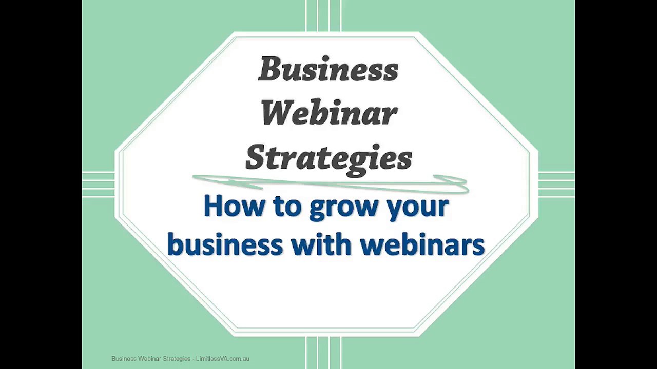 1. What is a WEBINAR