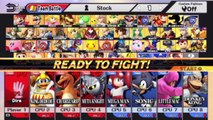 Super Smash Bros. For Wii U 8-Player Smash Team Battle - Playing As The Dire Mii Fighter