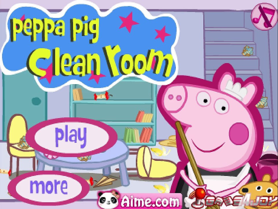 Peppa Pig Clean Room Let's Play / PlayThrough / WalkThrough Part