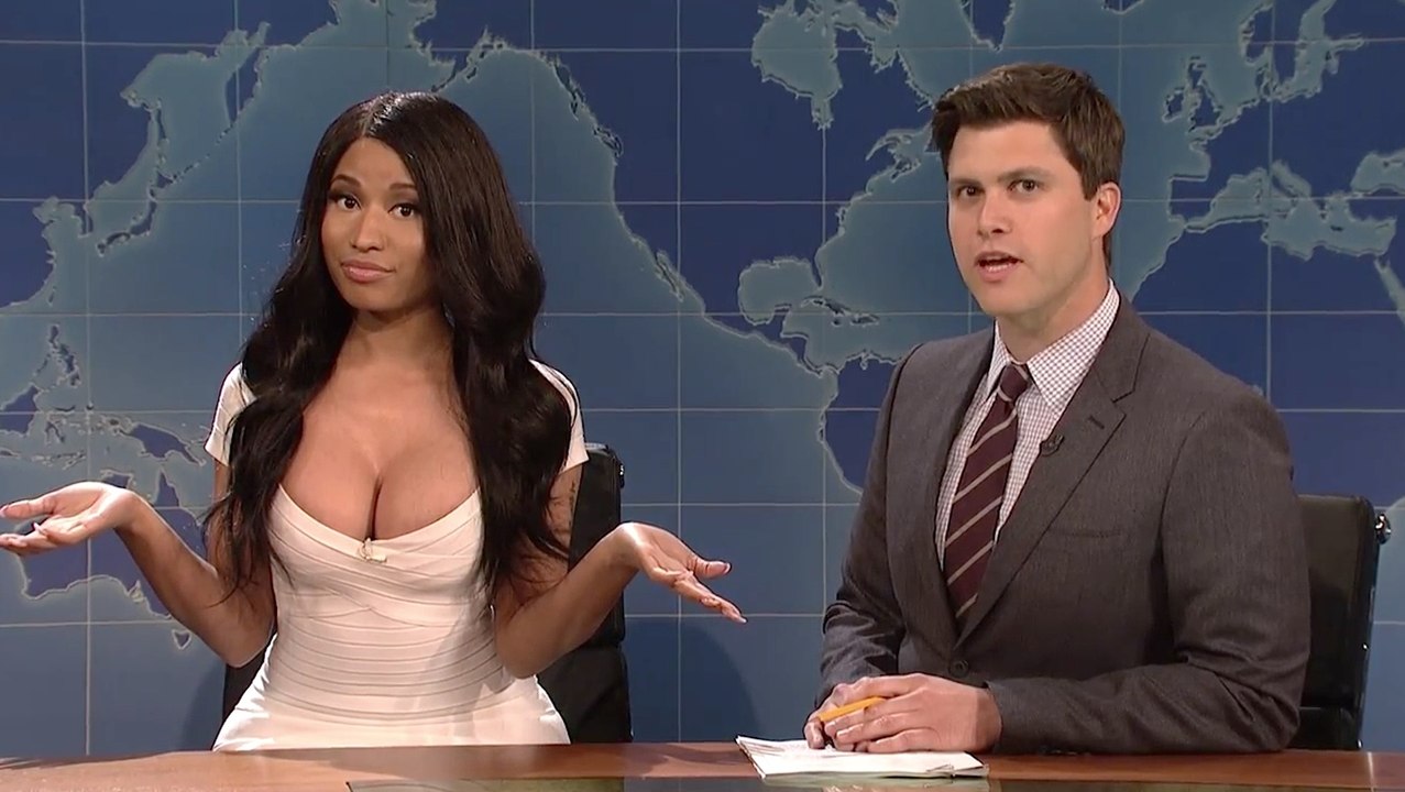 Watch Nicki Minaj Impersonate Beyonce & Kim Kardashian On "SNL"