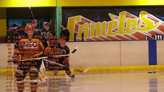 Comètes de Meudon vs Renards de Roanne Décembre 2014