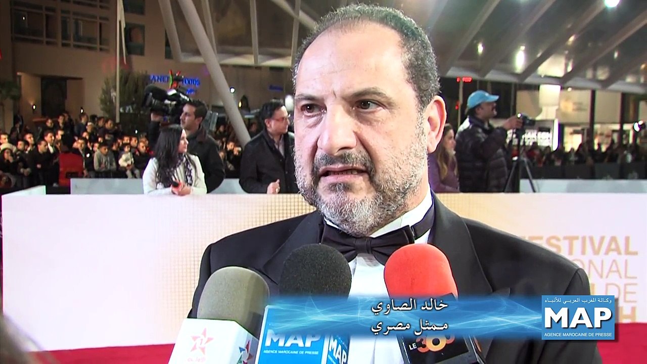 الممثل المصري خالد الصاوي يؤكد على الصيت العالمي الذي يتميز به مهرجان مراكش للسينما
