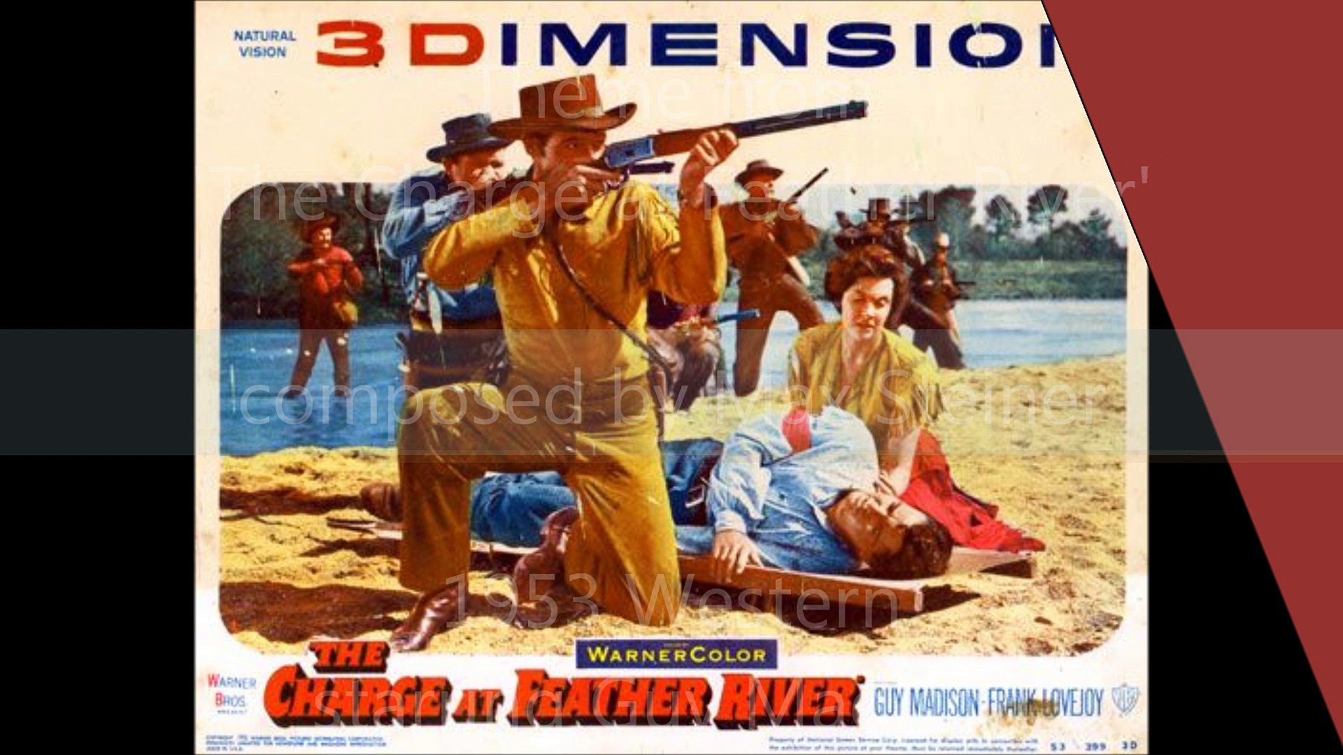 The Charge At Feather River Guy Madison Vera Miles 1953 Old フェザーリバー