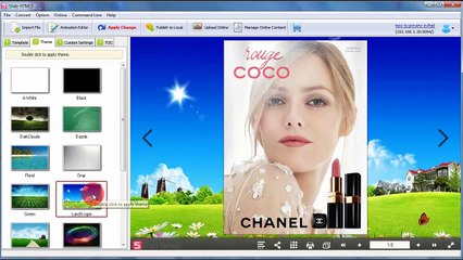 Create digital magazine which can be read on mobile device