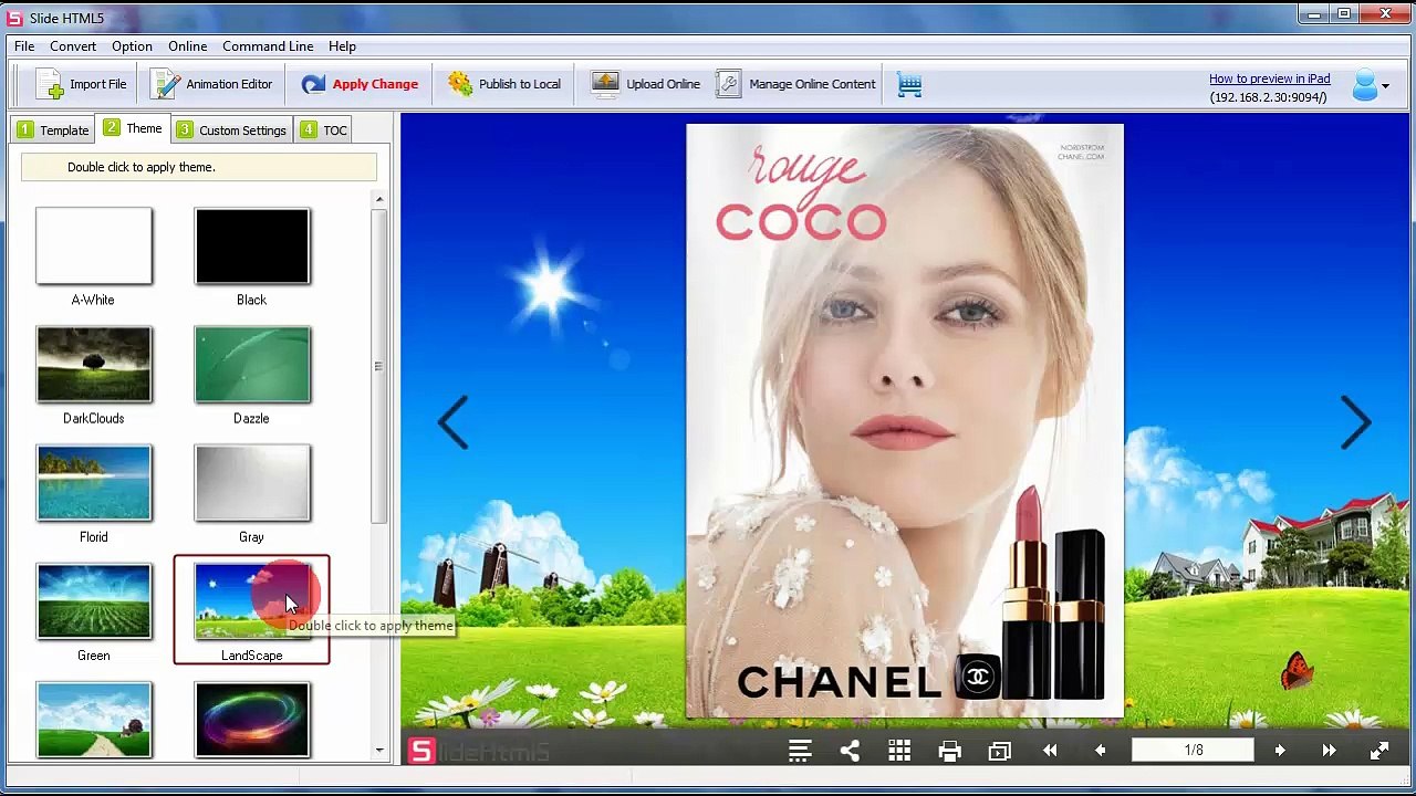 Create digital magazine which can be read on mobile device