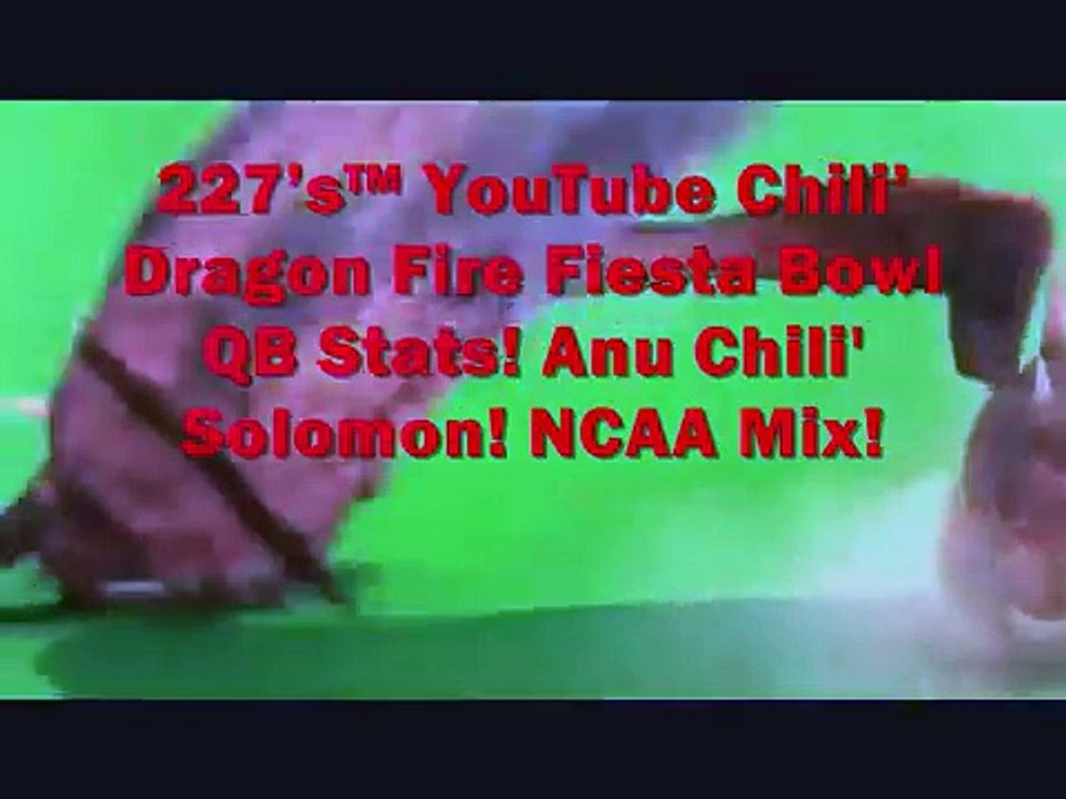 227's™ YouTube Chili' Fiesta Bowl Dragon Movie Stats (QB) Arizona Wildcats NCAA Mix!