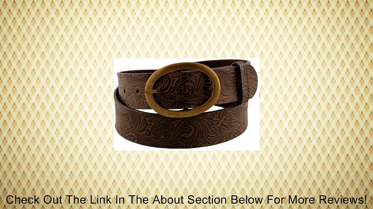 Women's Beautiful Western Style Oval Buckle Belt Review